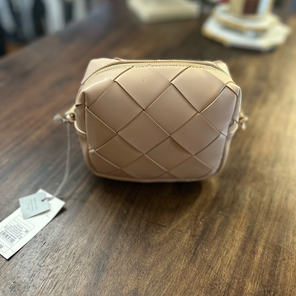 NWT A New Day Taupe Mini Crossbody 90% Recycled Materials Neutral purse - Picture 8 of 9
